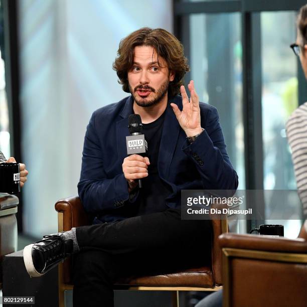 Edgar Wright visits Build to discuss "Baby Driver" at Build Studio on June 27, 2017 in New York City.