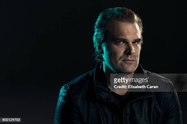 Actor David Harbour is photographed for The Wrap on June 1, 2017 in Los Angeles, California. PUBLISHED IMAGE.