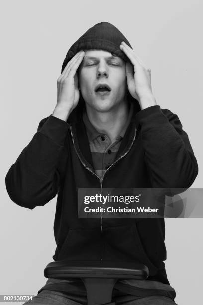 Actor Jesse Eisenberg photographed for Time Magazine - NY on November 26 in New York City.