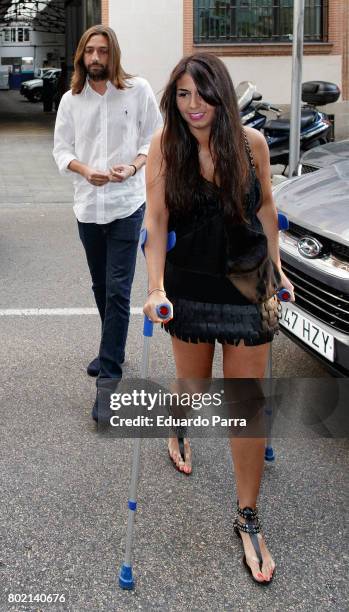 Sara Verdasco and Juan Carmona attend the 'Corazon 20th anniversary' party at Alma club on June 27, 2017 in Madrid, Spain.