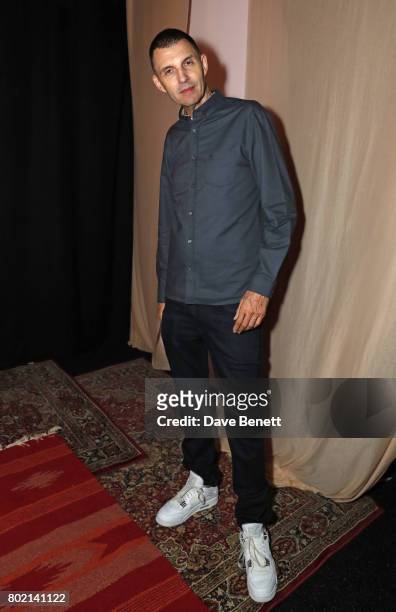 Tim Westwood attends the launch of Skepta's new fashion label "Mains" at Selfridges on June 27, 2017 in London, England.
