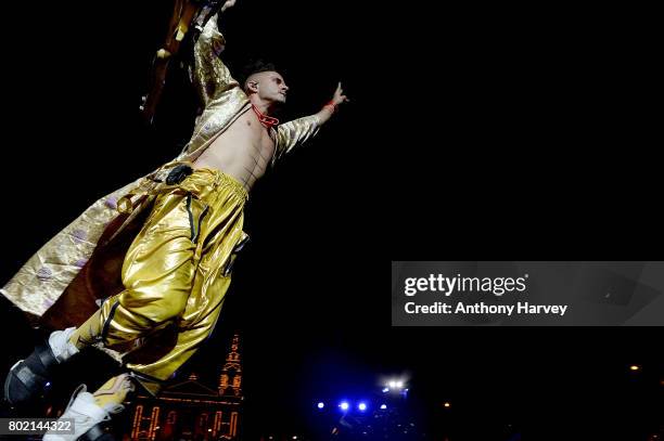 Cole Whittle of DNCE performs at the annual Isle of MTV Malta event at Il Fosos Square on June 27, 2017 in Floriana, Malta.