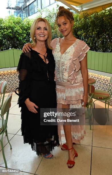 Simone Zimmermann and Izzy Bizu attend an intimate dinner hosted by Nicky Zimmermann and Margot Robbie to celebrate the opening of the Zimmermann...