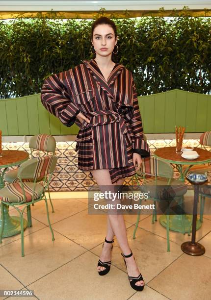Tali Lennox attends an intimate dinner hosted by Nicky Zimmermann and Margot Robbie to celebrate the opening of the Zimmermann London Flagship store...