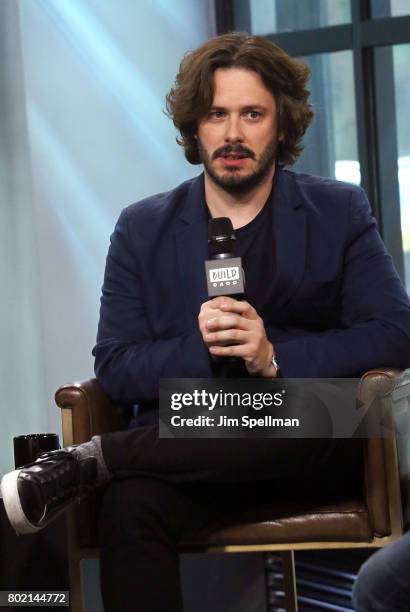 Director Edgar Wright attends Build to discuss "Baby Driver" at Build Studio on June 27, 2017 in New York City.