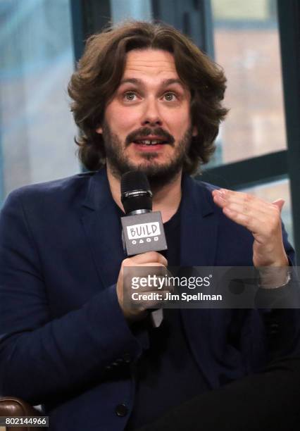 Director Edgar Wright attends Build to discuss "Baby Driver" at Build Studio on June 27, 2017 in New York City.