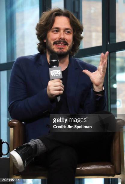 Director Edgar Wright attends Build to discuss "Baby Driver" at Build Studio on June 27, 2017 in New York City.