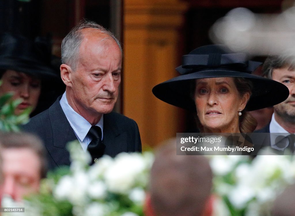 Funeral Of The Countess Mountbatten Of Burma