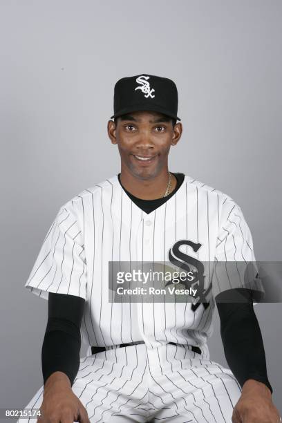 Alexi Ramirez of the Chicago White Sox poses for a portrait during photo day at Tucson Electric Park on February 25, 2008 in Tucson, Arizona.