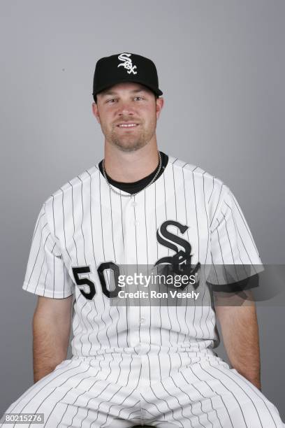 John Danks of the Chicago White Sox poses for a portrait during photo day at Tucson Electric Park on February 25, 2008 in Tucson, Arizona.