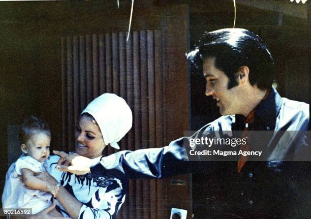 Lisa Marie Presley, Priscilla Presley & Elvis Presley