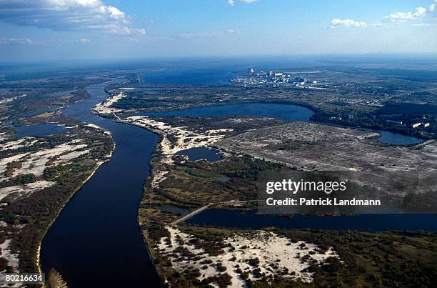 In order to isolate the gulf of Prypyat, which was heavily exposed to radioactive contamination during and after the Chernobyl disaster, from the...