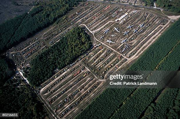 At the Rassoka site, all the vehicles which had served during the 'liquidation' have been accumulated, June 1, 2006 in the Chernobyl exclusion zone,...