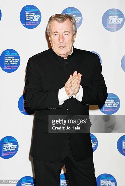 Photographer Terry O'Neill arrives for the Mayfair Personality of the Year at Grosvenor House on March 12, 2008 in London, England.