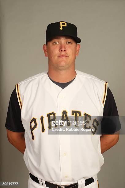 Jimmy Barthmaier of the Pittsburgh Pirates poses for a portrait during photo day at McKechnie Field on February 24, 2008 in Bradenton, Florida.