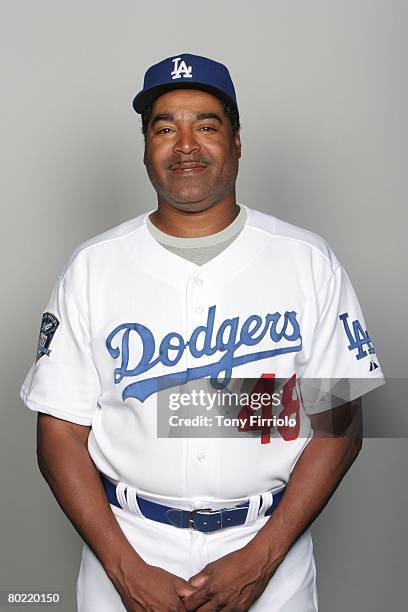 Ken Howell of the Los Angeles Dodgers poses for a portrait during photo day at Holman Stadium on February 24, 2008 in Vero Beach, Florida.