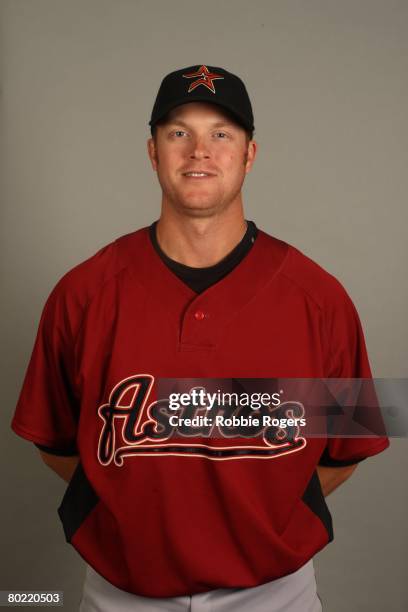 Lance Niekro of the Houston Astros poses for a portrait during photo day at Osceola County Stadium on February 25, 2008 in Kissimmee, Florida.