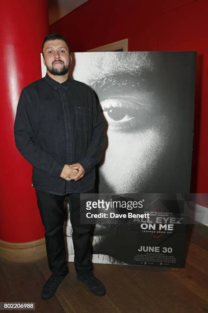 Rebel Kleff attends a special screening of "All Eyez On Me" at The Ham Yard Hotel on June 27, 2017 in London, England.