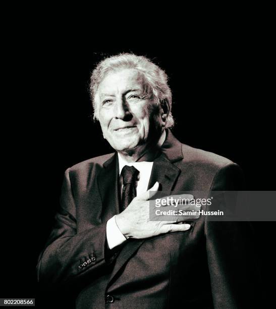 Tony Bennett performs at Royal Albert Hall on June 27, 2017 in London, England.