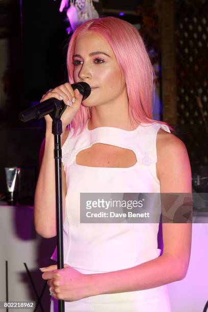 Pixie Lott attends the launch of the new Pixie Lott Paint collection at The Cuckoo Club on June 27, 2017 in London, England.