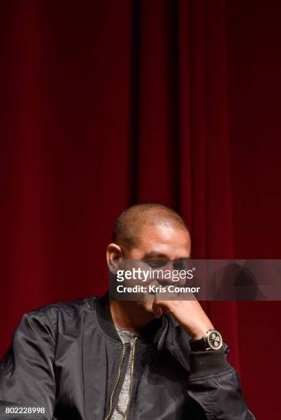 One9 attends the "Made You Look Hip Hop Retrospective Screening of Nas: Time Is Illmatic," screening presented by The Academy of Motion Picture Arts...