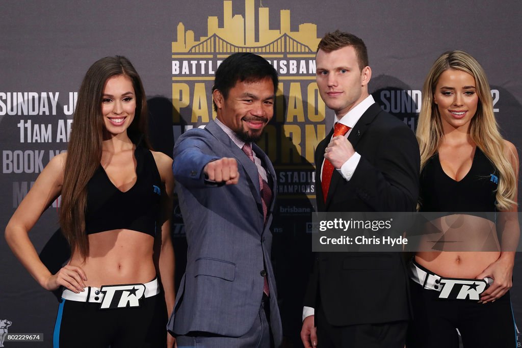 Manny Pacquiao & Jeff Horne Press Conference