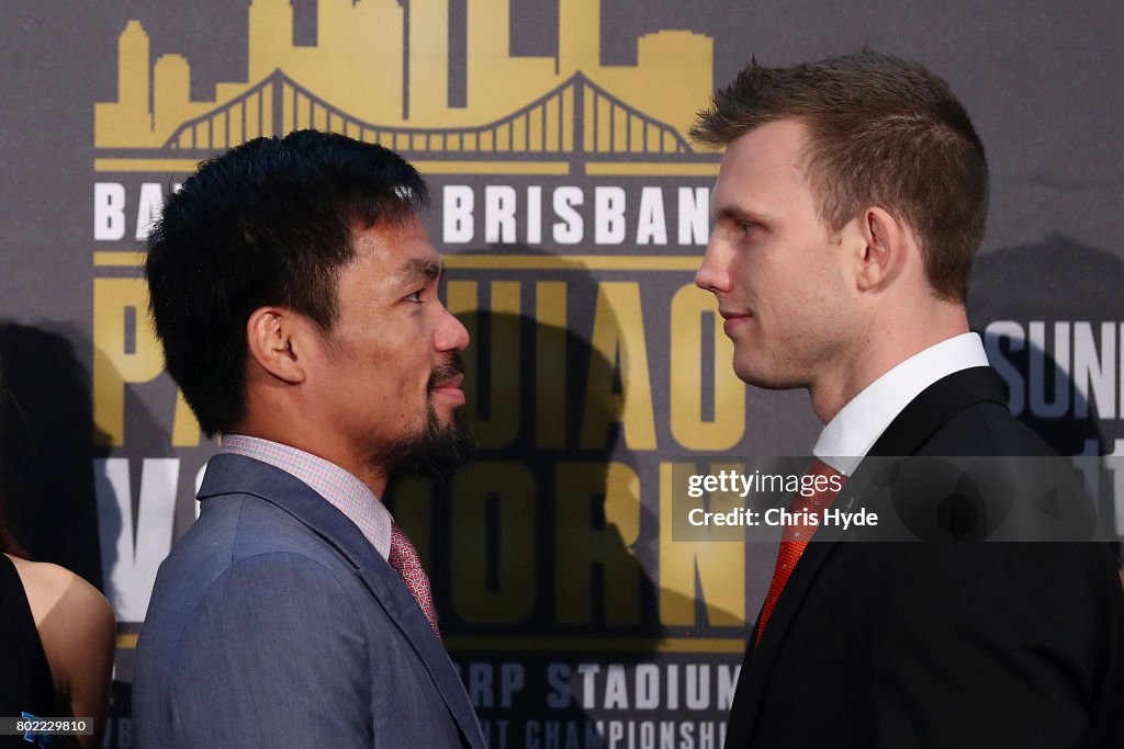 Manny Pacquiao & Jeff Horne Press Conference