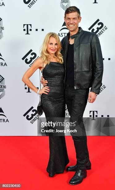 Sonja Kiefer and Cedric Schwarz attend the Shocking Shorts Award 2017 during the Munich Film Festival on June 27, 2017 in Munich, Germany.