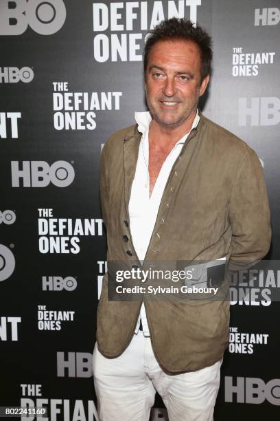 Antoine Verglas attends "The Defiant Ones" New York premiere on June 27, 2017 in New York City.