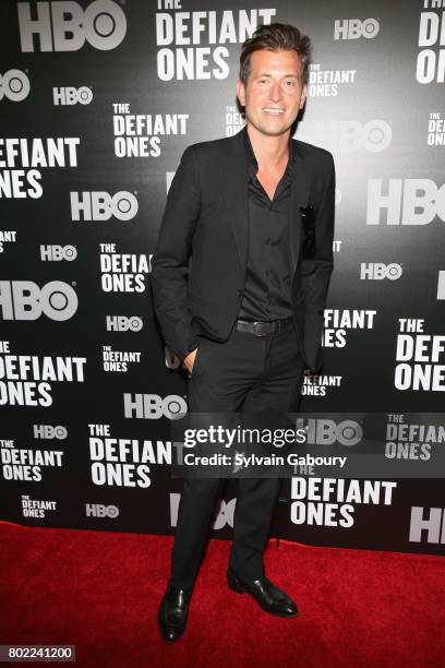 Peter Cincotti attends "The Defiant Ones" New York premiere on June 27, 2017 in New York City.