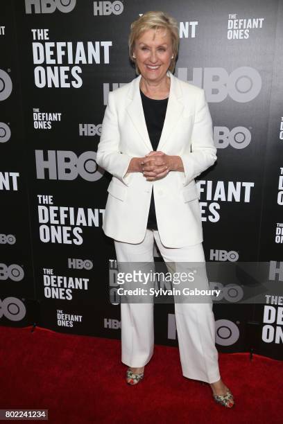 Tina Brown attends "The Defiant Ones" New York premiere on June 27, 2017 in New York City.