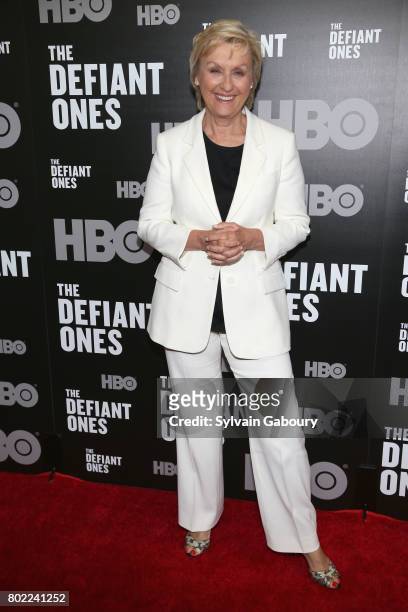 Tina Brown attends "The Defiant Ones" New York premiere on June 27, 2017 in New York City.