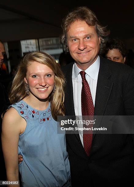 Tara Davis and her father anthropologist/explorer Wade Davis attend the premier of "Grand Canyon Adventure: River at Risk 3D In IMAX" at the AMD...