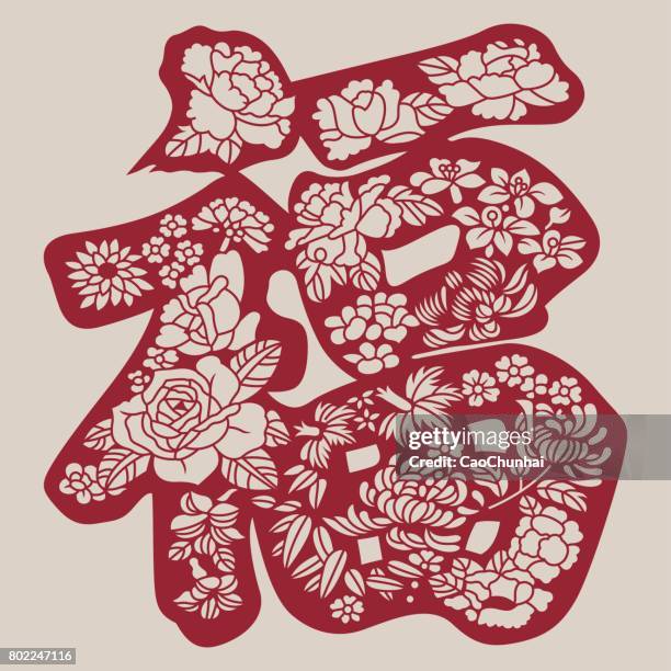 An Fu Illustrations, cliparts, dessins animés et icônes de Fu Calligraphy ...