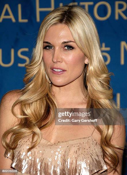 Socialite Tinsley Mortimer arrives to the American Museum of Natural History Winter's Dance at the American Museum of Natural History on March 11,...