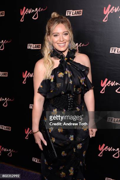 Hilary Duff attends the "Younger" season four premiere party on June 27, 2017 in New York City.