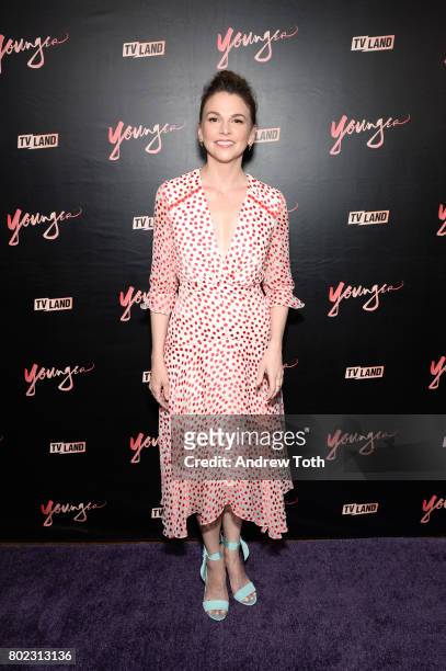 Sutton Foster attends the "Younger" season four premiere party on June 27, 2017 in New York City.
