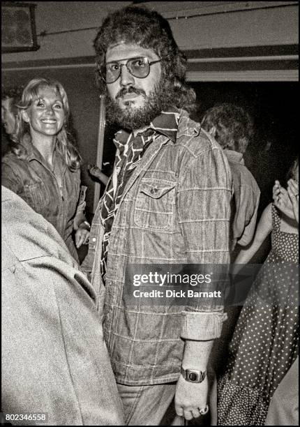 Dave Lee Travis portrait, London 1976.