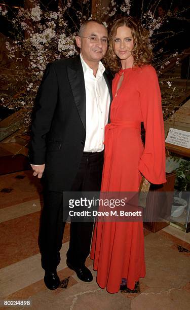 Trinny Woodall and Johnny Elichaoff attend The Feast of Albion: Quintessentially Gala Banquet in aid of the Soil Association, at the Guildhall on...