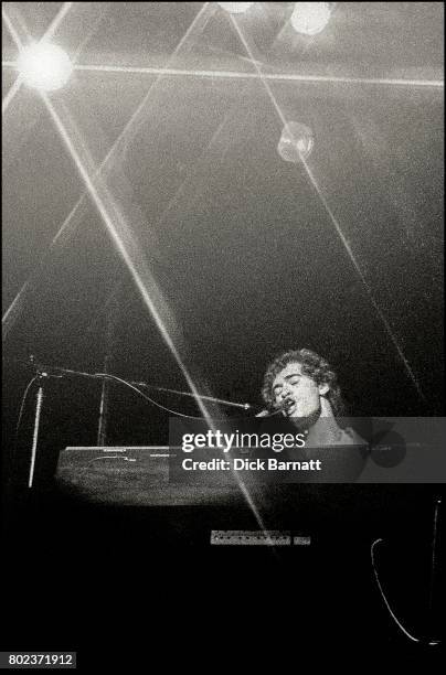 Mike Montgomery of Back Street Crawler performing on stage, New Victoria Theatre, London, United Kingdom, November 28th, 1975.