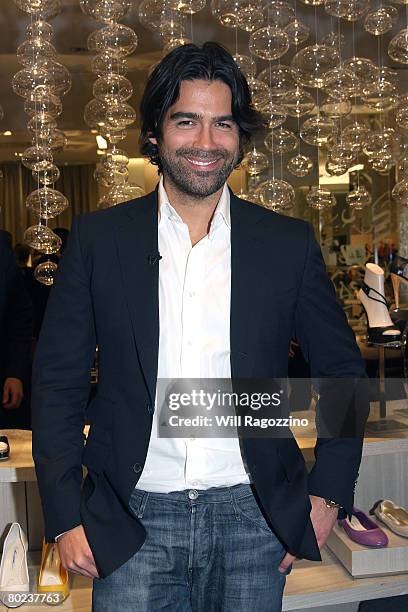 Designer Brian Atwood attends the launch of WANT IT! Spring 2008 at Saks Fifth Avenue on March 13, 2008 in New York City.