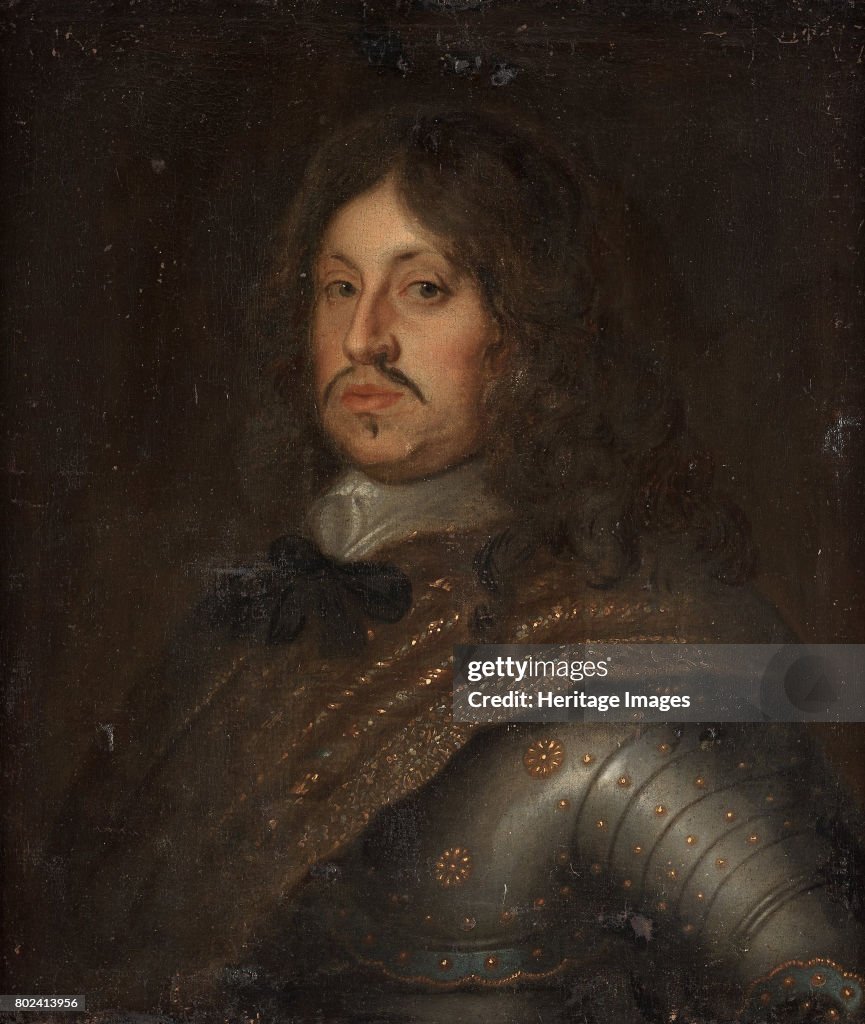 Portrait Of King Charles X Gustav Of Sweden (1622-1660) End Of 17th Cen