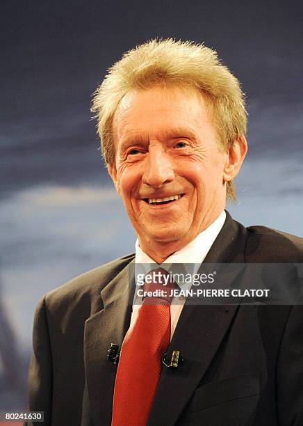 Denis Law, European footballer of the year in 1964 and Ambassador for the final UEFA Cup is pictured March 14, 2008 at the official draw for the...