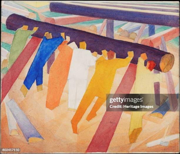 Log-Rolling, 1928-1929. Private Collection.