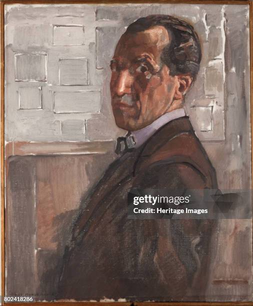 Self-portrait, 1918. Found in the collection of Gemeentemuseum Den Haag.