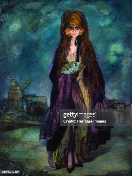 Marchesa Luisa Casati, 1923. Found in the collection of Espacio Cultural Ignacio Zuloaga.