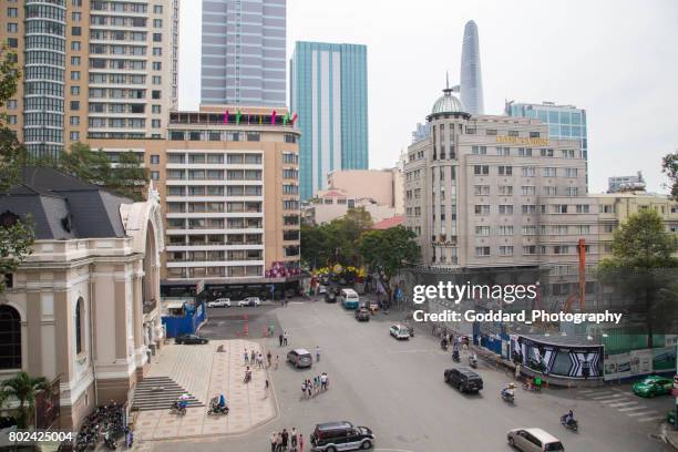 vietnam: ho chi minh city (saigon) - opera house saigon stock pictures, royalty-free photos & images