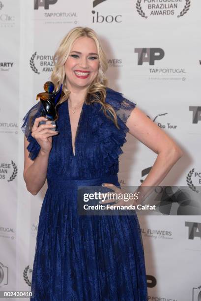 Fabiana Saba attends at Portuguese Brazilian Awards 2017 at Bruno Walter Auditorium on June 27, 2017 in New York City.