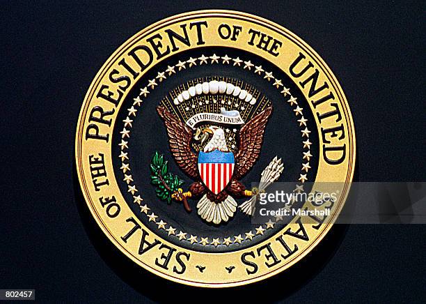 Seal of the President of the United States.