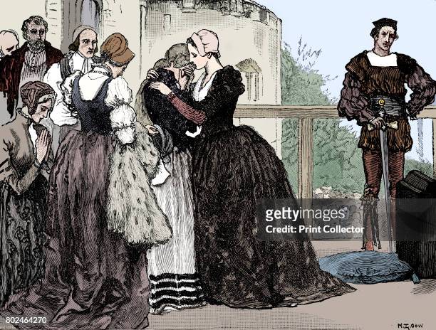 The execution of Anne Boleyn, 1536. Henry VIII married Anne Boleyn in 1533 after divorcing his first wife, Catherine of Aragon. Anne provided Henry...